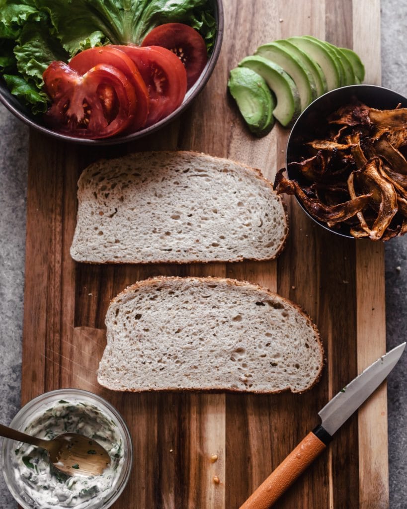 Vegan BLT Sandwich