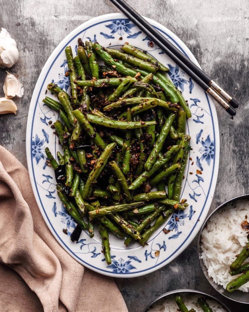 Sichuan Dry-Fried Green Beans