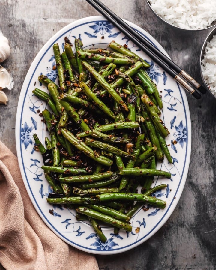 Sichuan Dry-Fried Green Beans