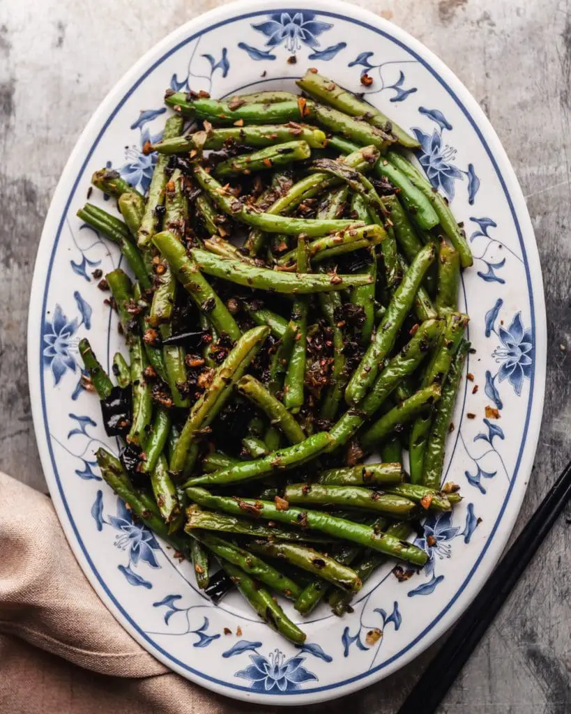 Sichuan Dry-Fried Green Beans