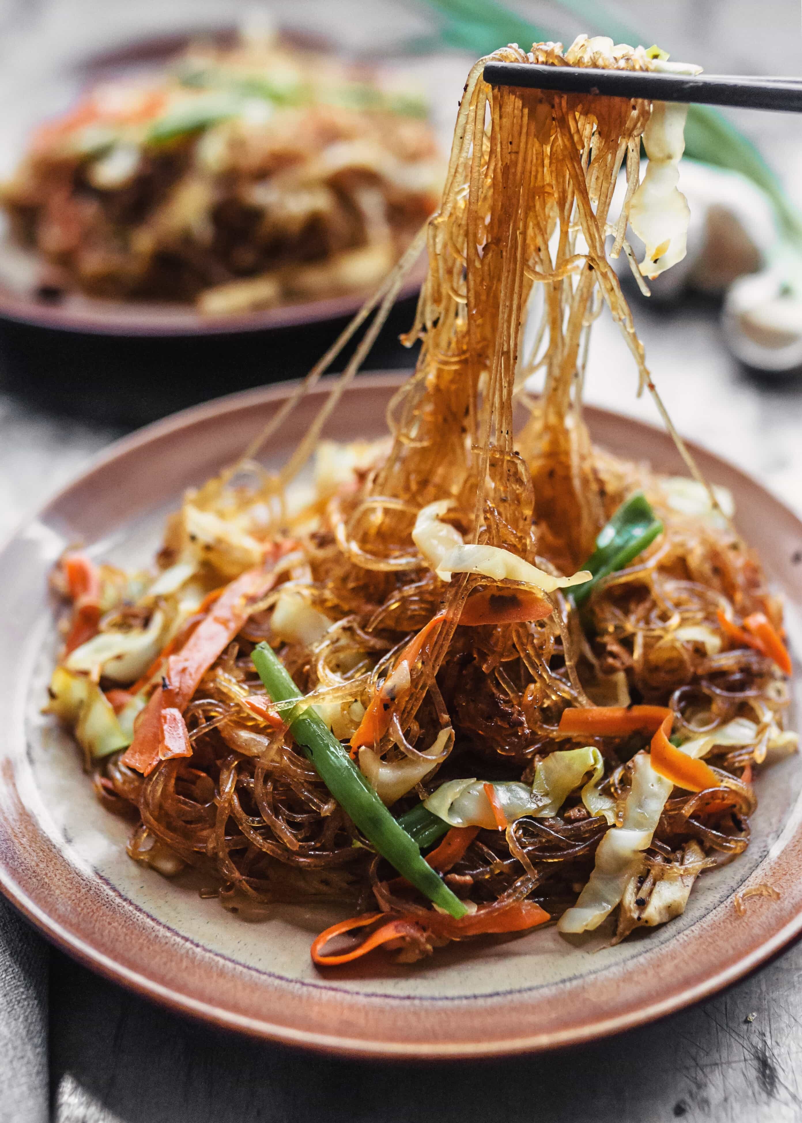 Stir-Fried Vermicelli Noodles 素炒粉丝 (Vegan)