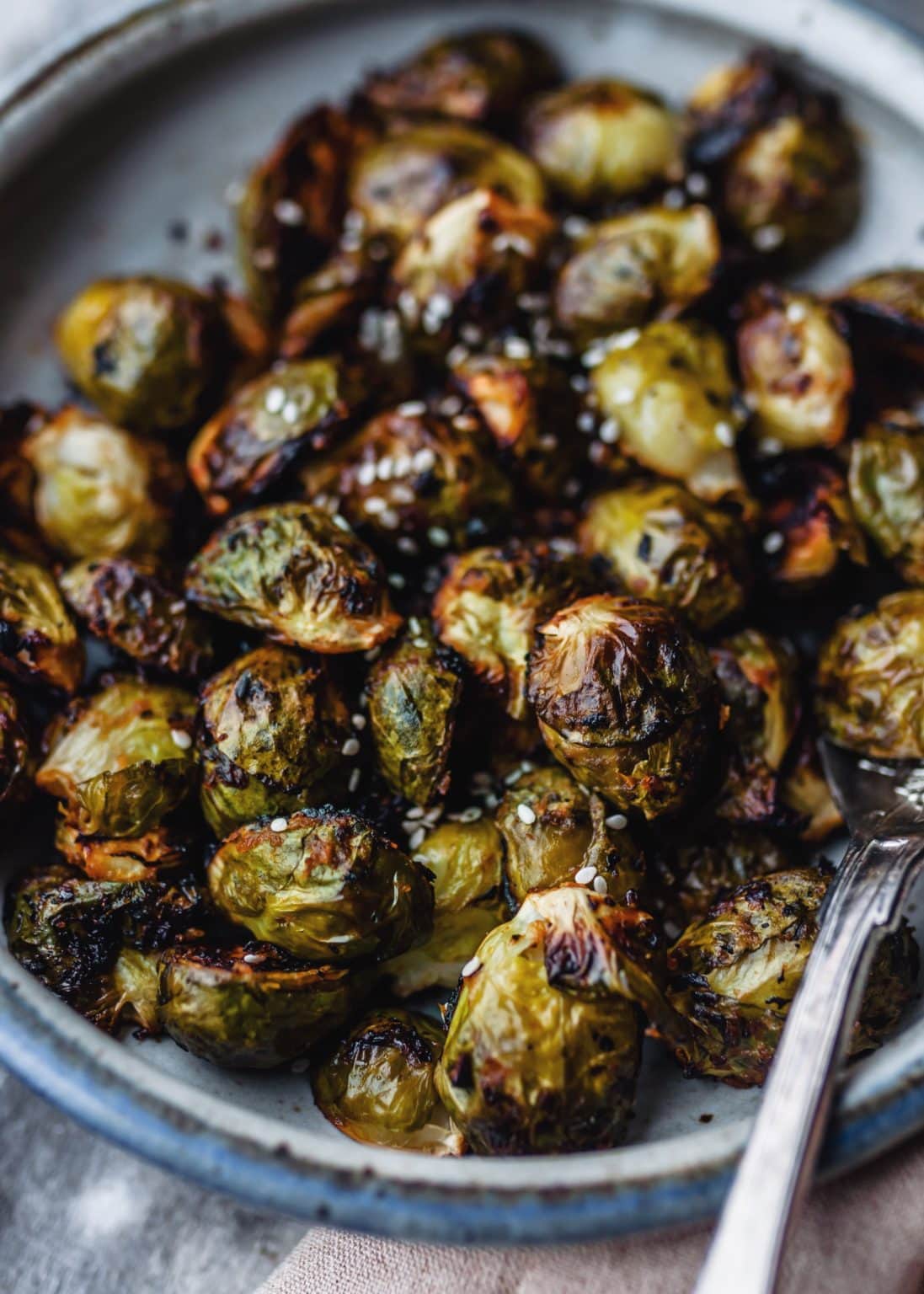 Miso-Roasted Brussels Sprouts